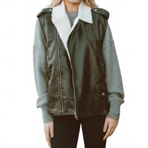 NEW PROMESA midnight drive motorcycle vest in black